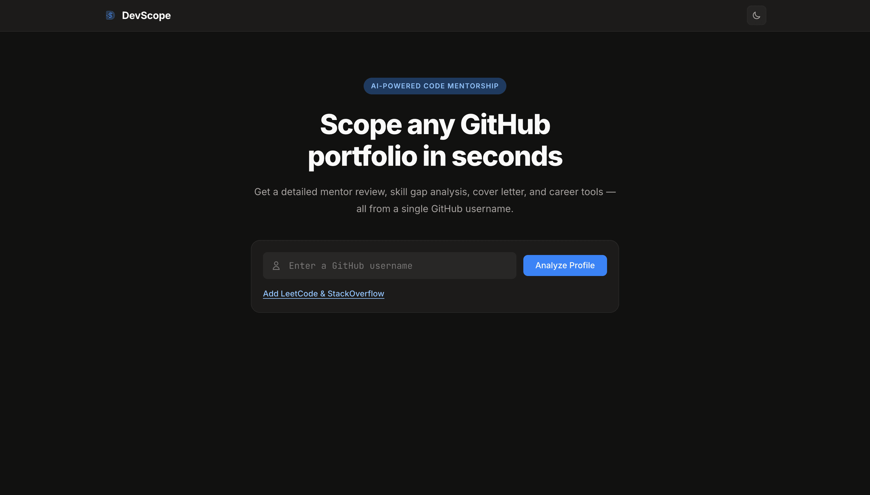 DevScope preview